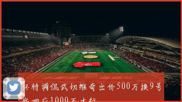 怀特调侃武切维奇出价500万换9号我回应1000万才行
